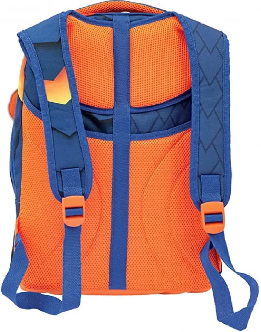 Gopop Schoolpack Zaino Scuola Dragone 40x30x18 cm + Astuccio 3 Zip Completo con Colori + Omaggio Mini Torcia