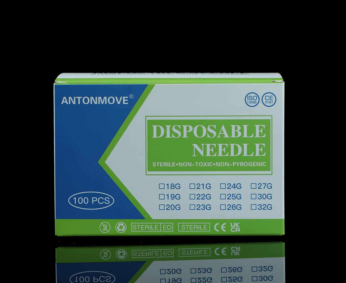 100 Aghi Per Erogazione In Acciaio Inox 31G - Tubi Monouso Per Laboratorio