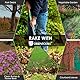 ORIENTOOLS Garten Laubrechen, Garten Rechen für Rasen Laub mit Faltbarer Griff 120 bis 165 cm Rechen 22 Starke Zinken Kunststoff Kopf Strauch Rechen Hellgrün