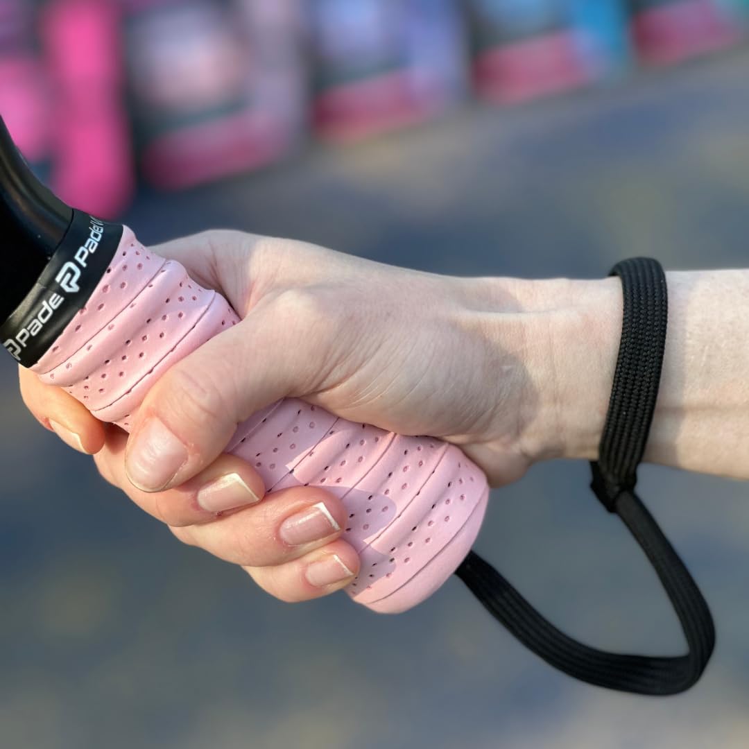 BOLD ComfortMax™ Overgrip | Overgrip perforato ed ergonomico per padel, tennis, badminton, squash, racketball, assorbe il sudore, antiscivolo, durevole