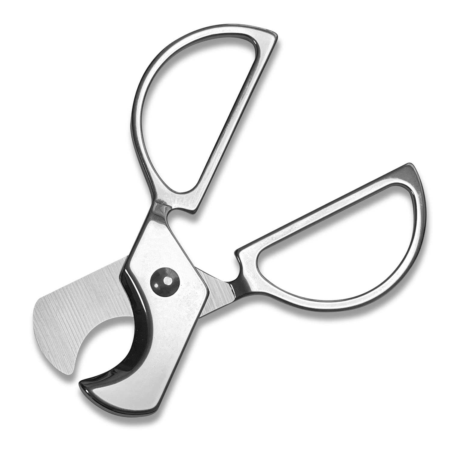 Amazon.co.jp: シガー カッター 【シルバー/持ち手が広めで使い