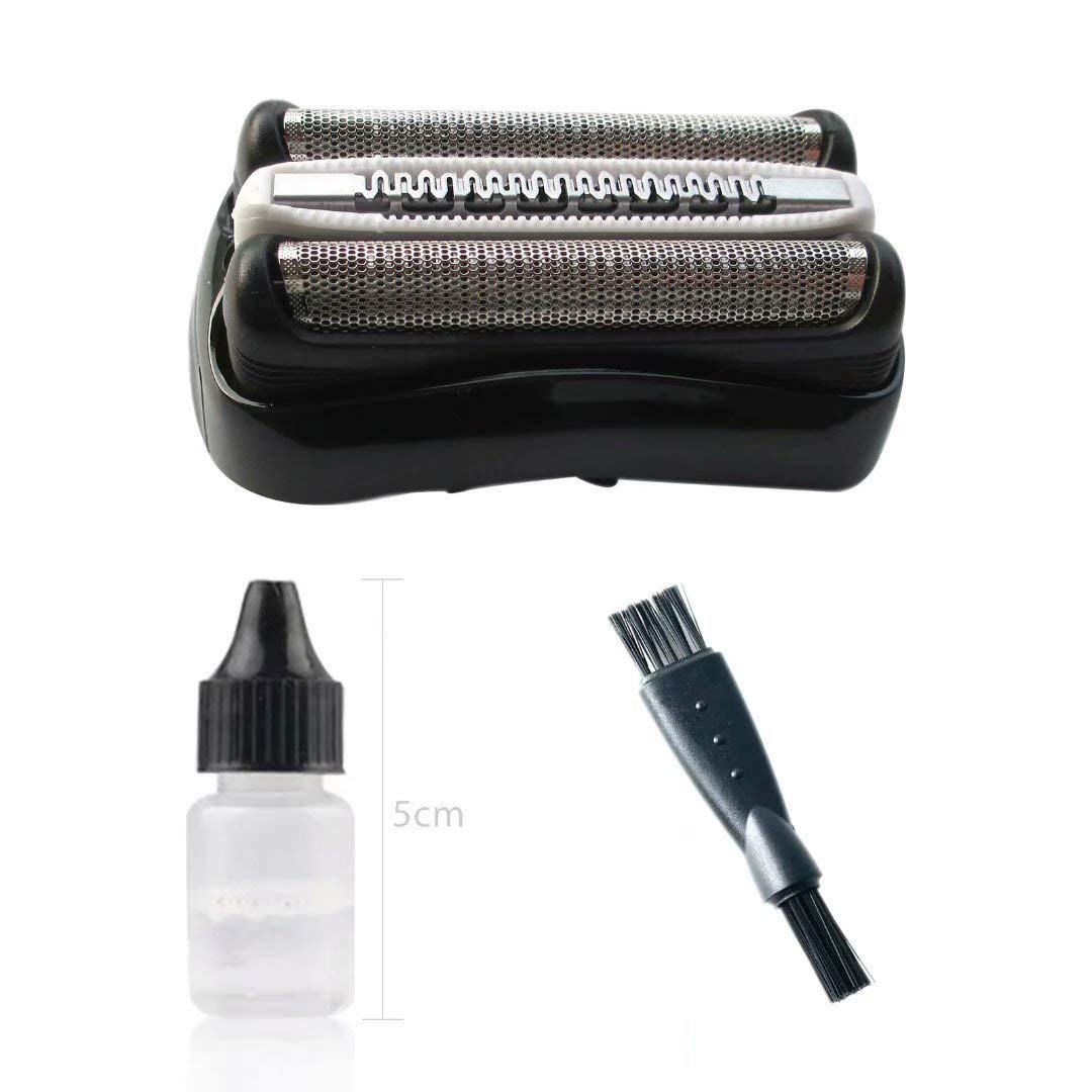 Close Shave Shaver Foil & Cutter Cassette w/Razor Shaver Oil+ Clean Brush For Braun Series 3 21B 32B 3000s, 3010s, 3040s, 3050cc, 3070cc, 3080s, 3090cc