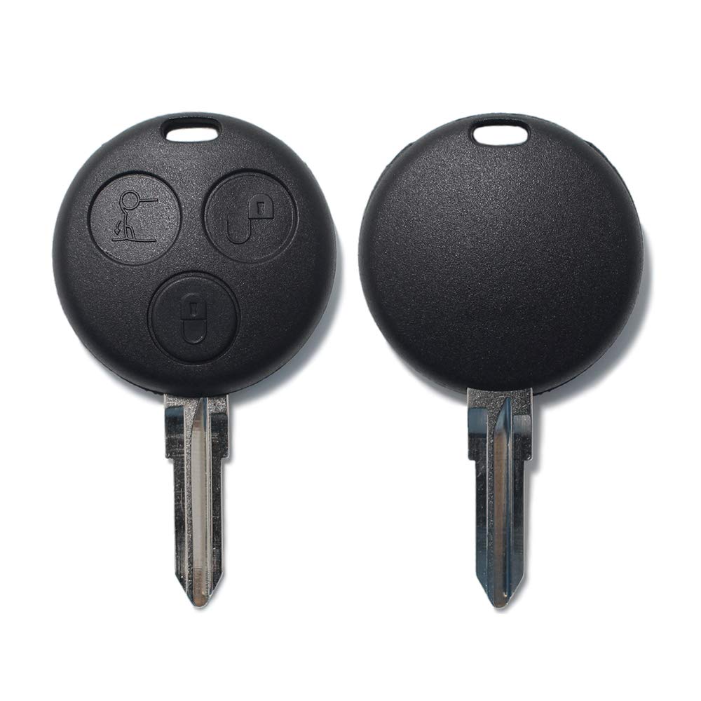 Guscio Chiave Mercedes Benz & Smart - Cover Sostitutiva 3 Pulsanti Per Telecomando Auto (Include 1 Guscio) - Foto 14