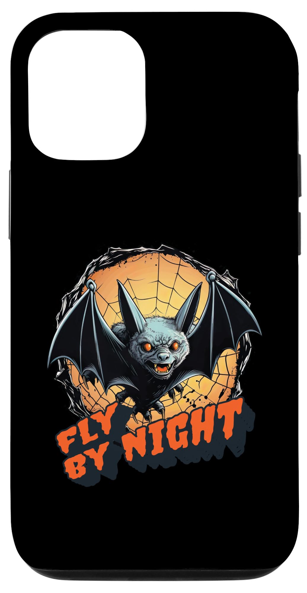 iPhone 14 Pro Night's Embrace - Gothic Bat Halloween Case