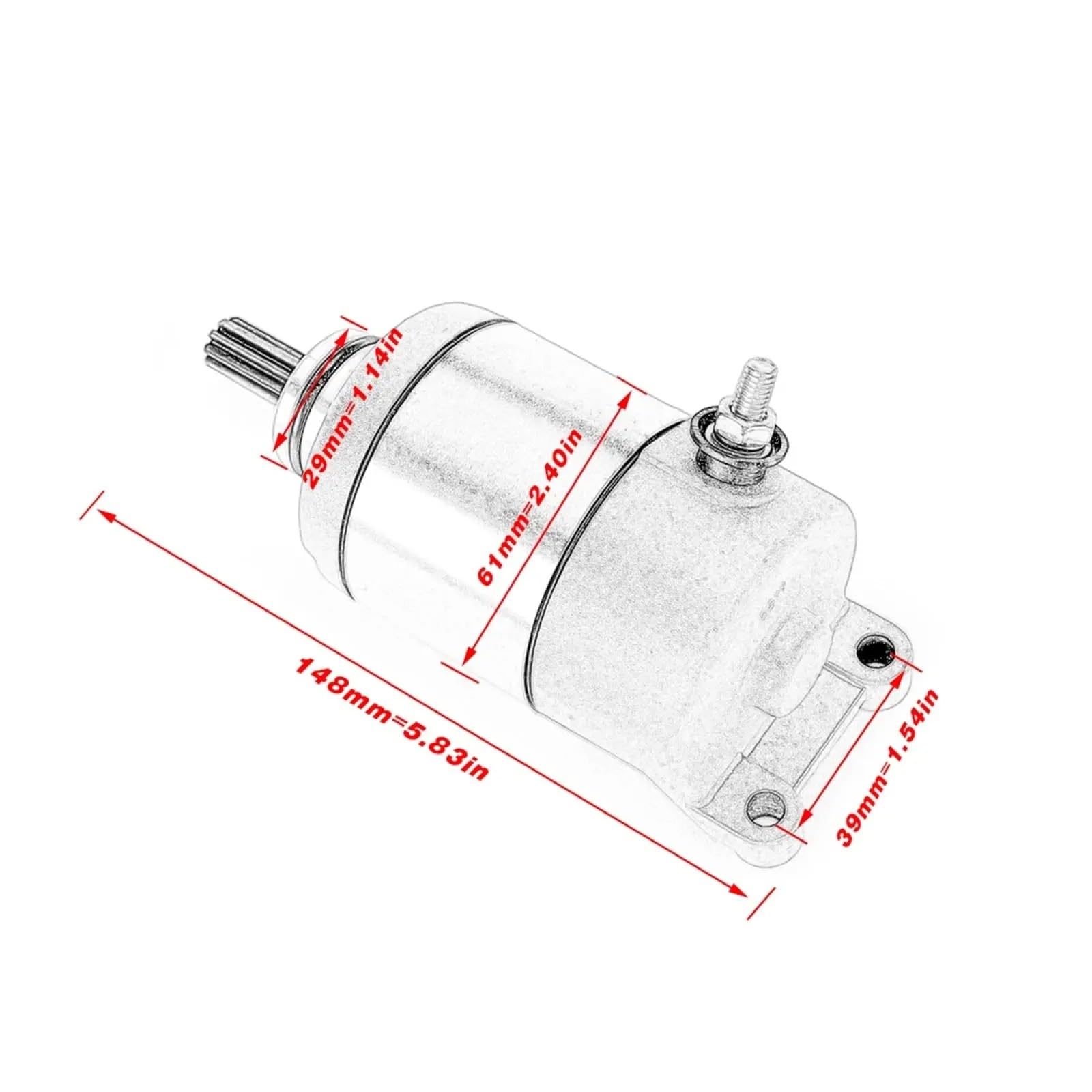 Motorino avviamento Per K-awasaki KLX140 KLX140L KLX140G KLX150L KLX125S KLX140S KLX150S 21163-0762 21163-0058 21163-0043 Motorino Di Avviamento