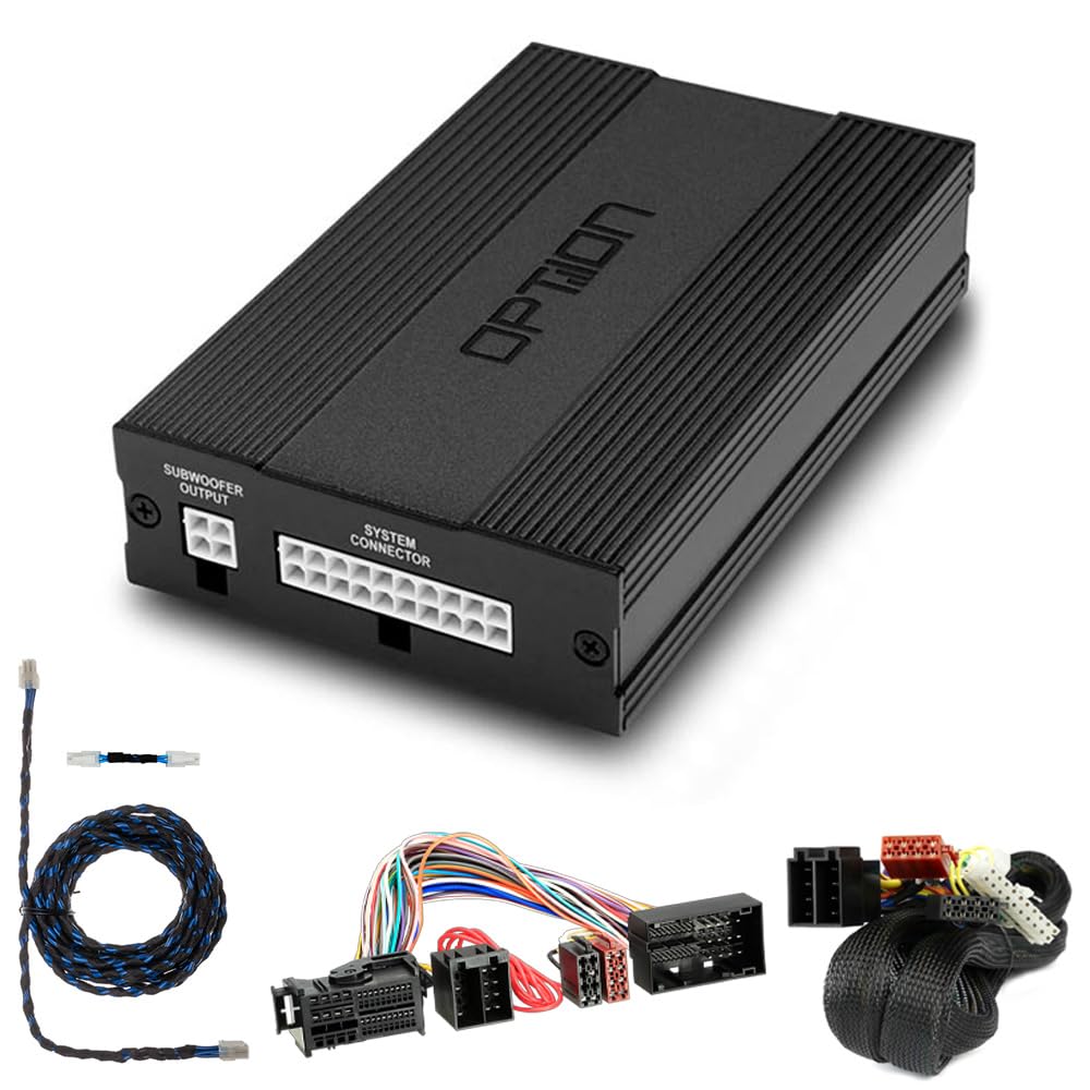 OPTION Niveau sonore DSP compatible avec Iveco Daily VII (année de construction à partir de 2019) - Amplificateur DSP 6 canaux avec configuration DSP avec kit de montage Plug & Play (uniquement