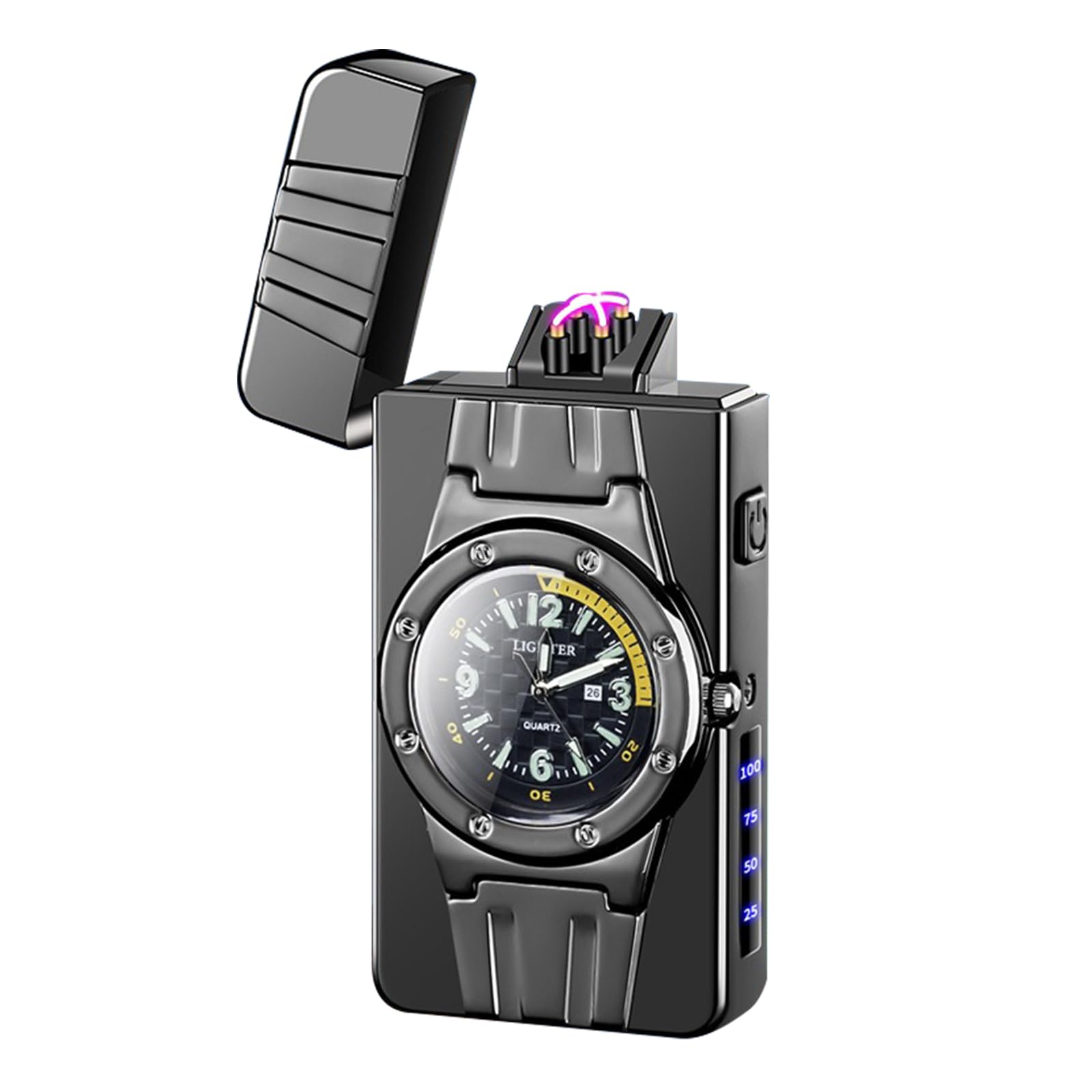 Briquet plasma rechargeable coupe-vent USB pour le camping et la maison