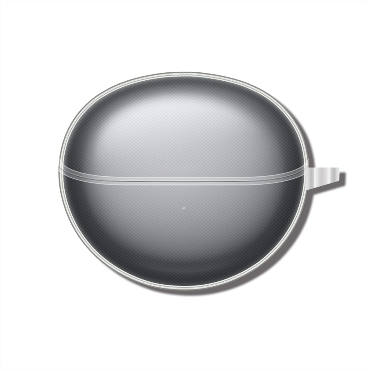 OIATROE Silicone Case Compatible With Huawei Freeclip - Protective Cover for Headphones -Transparent