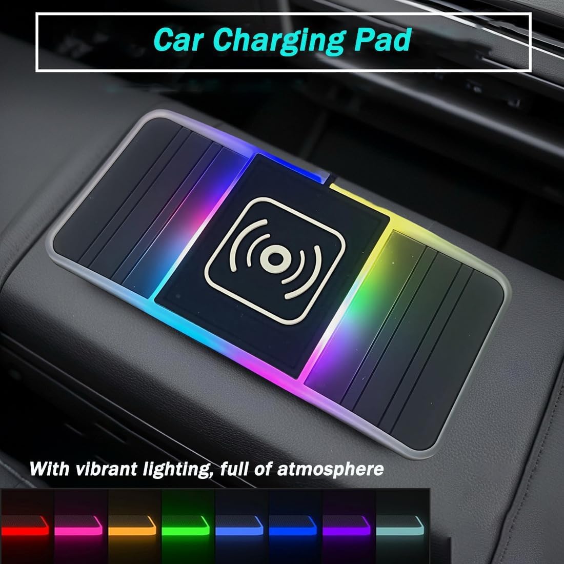 Caricatore Auto Wireless per Nissan Murano | Tappetino Ricarica Wireless Auto Induzione Caricabatterie Wireless per Auto Veloce