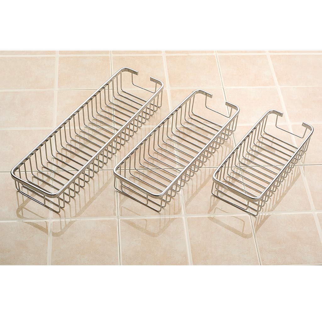Scaffali da Bagno squisiti Scaffali da Bagno, mensola da Bagno da Cucina ad Angolo Doccia Quadrata a Uno Strato Solido Bagno griglia Bagno, 40 * 13,5 * 7 cm, 40 * 13,5 * 7 cm