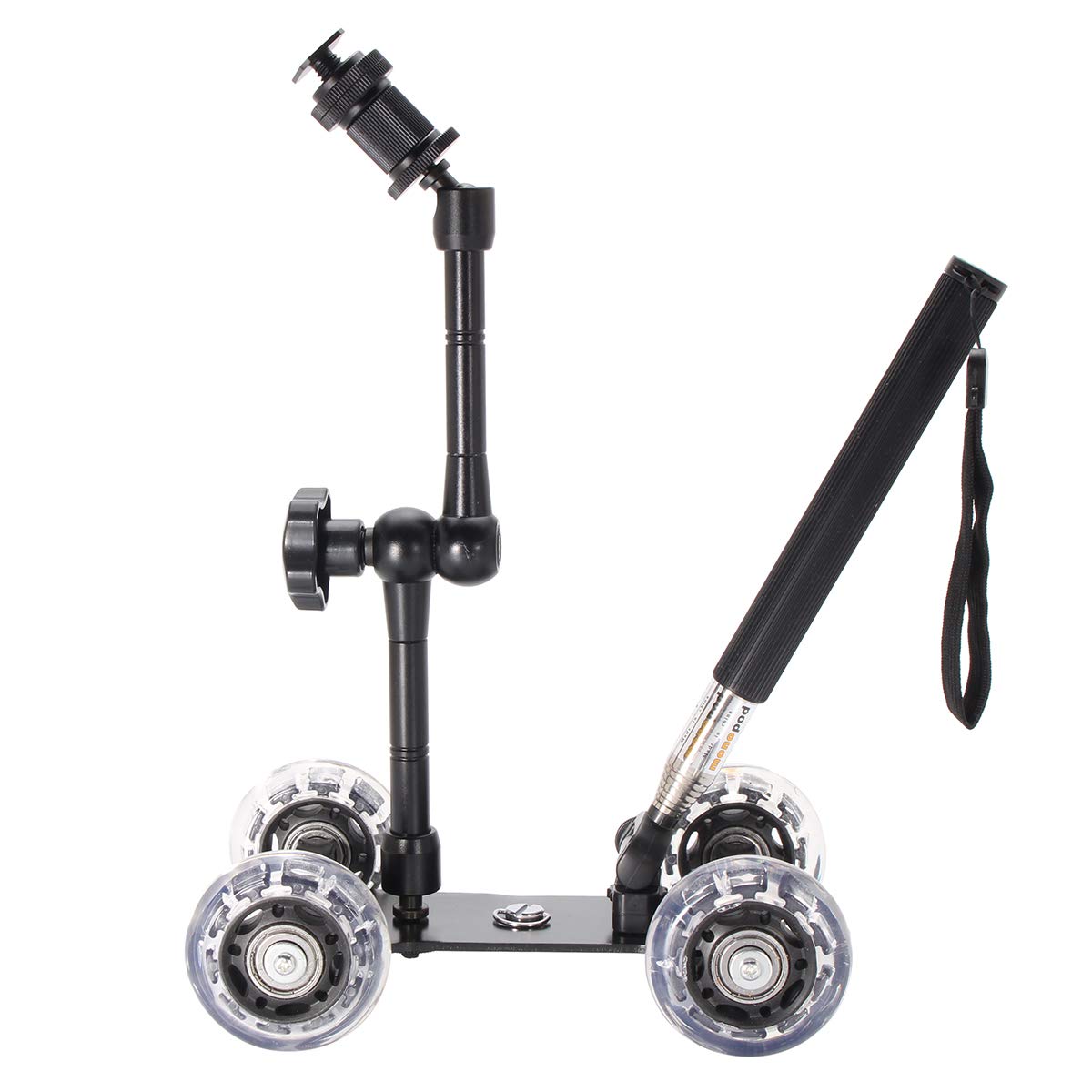 Carrello Per Pattini A Scorrimento Su Rotaia Carrello Per Macchina Fotografica Dslr Videocamera Con Braccio Magico Per Selfie
