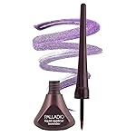 Palladio Liquid Eyeliner, Highly Pigmented and Waterproof Eyeliner, For Intense Eye Definition, Smear-proof Eyeliner Liquid, Includes Easy Grip Wand and Felt Tip Eyeliner Applicator, Lavender