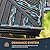 HAPPATIO 12' x 20' Hardtop Gazebo - Galvanized Steel Patio Double Roof Aluminum Gazebo with Curtains and Netting, Metal Permanent Pavilion Outdoor Gazebos for Patios, Gardens, and Lawns (Gray)