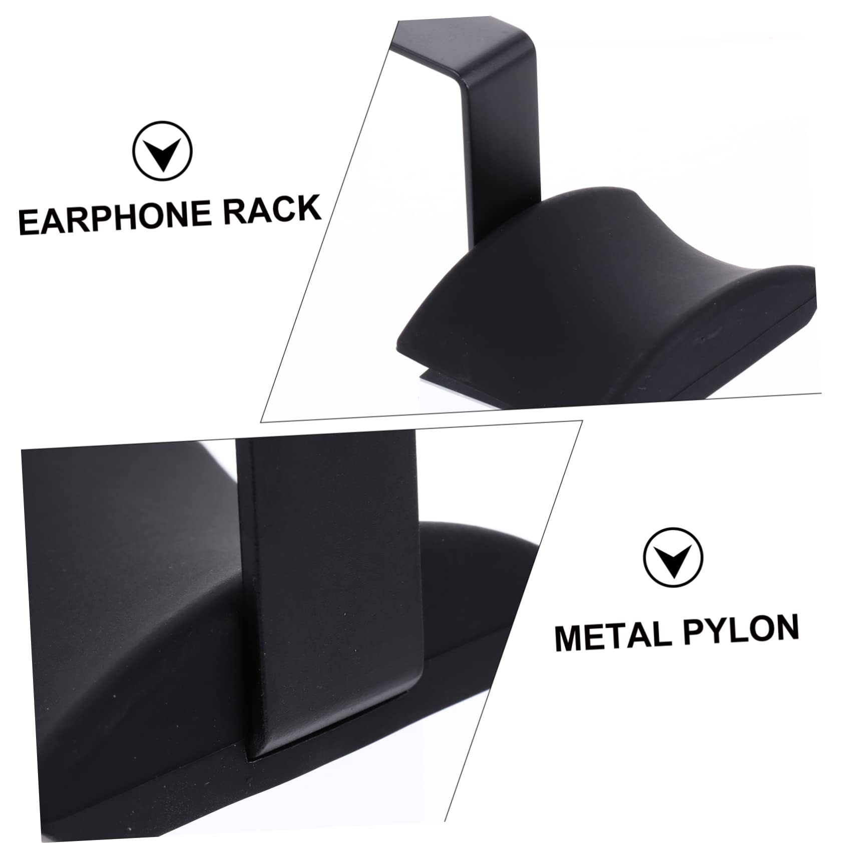 Hemobllo 3 Soportes para Auriculares De Escritorio con Adhesivo Sin Rastro para Uso En Casa Y Oficina.