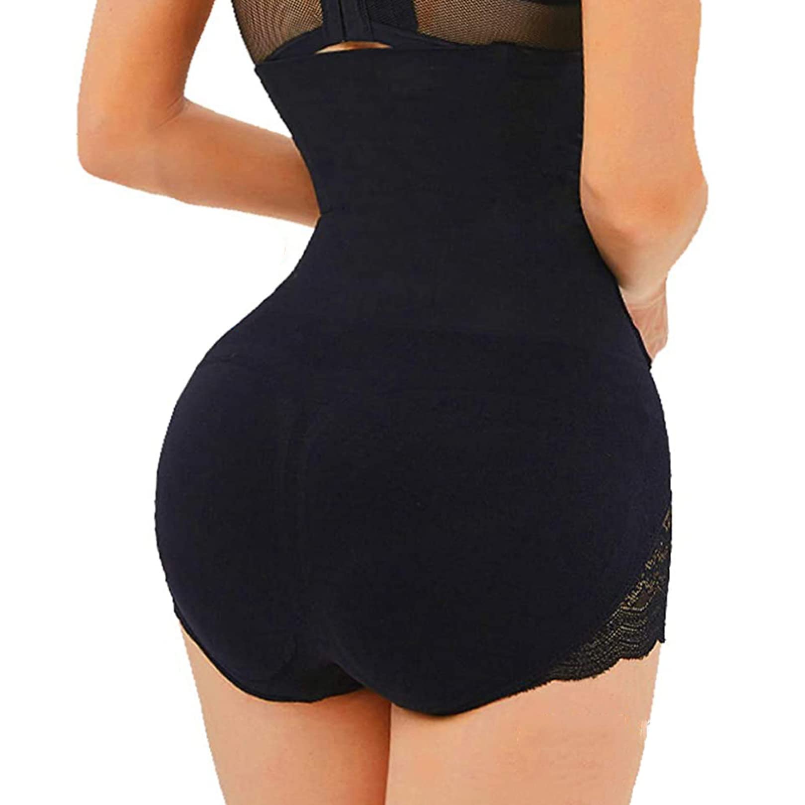 Ropa Interior Moldeadora de Encaje para Mujer, Vestido Entrenador de Cintura Alta, Bragas adelgazantes, Bragas con Control de Barriga, Moldeador de Cuerpo Delgado