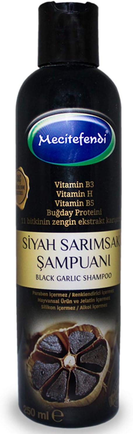 Natural & Organic Black Garlic Shampoo 250ML - with Special Formula - Now For INTRODUCTORY PRICE !! ($15.99)