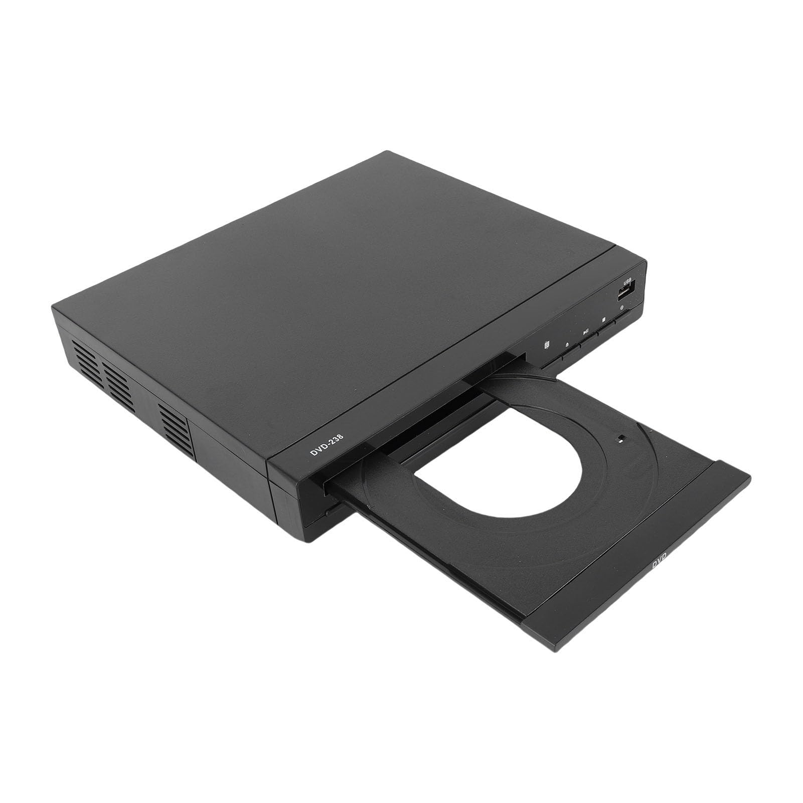 Sxhlseller Odtwarzacz DVD, Obsługuje NTSC i PAL, Skalowanie do 1080P Port HDMI USB Wszystkie Regiony Odtwarzacz CD DVD z Pilotem do Projektora Telewizyjnego (przepisy europejskie)