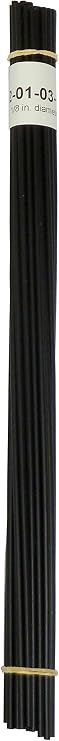 Polypropylene Rod, 1/8 Diameter, 30 Ft, Black