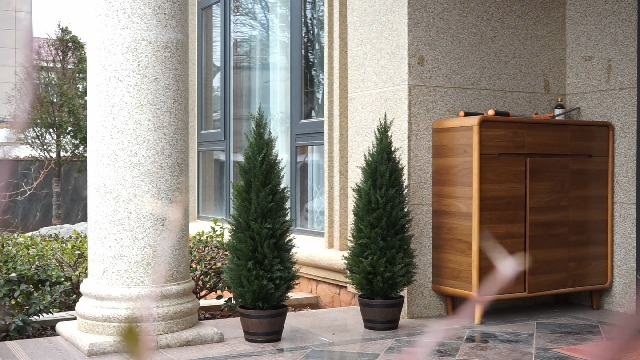 Amazon.com: 3.5ft Artificial Cedar Topiary Tree Potted