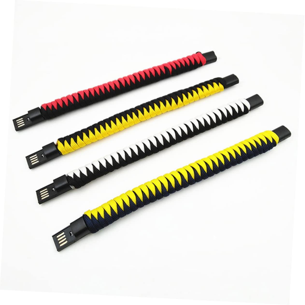 MAI USATO]Cordino elastico in silicone per occhiali, 4 pezzi - Nero