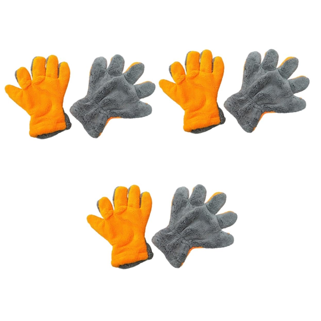 Nettoyage de voiture Gatuida 3 pièces gant microfibre haute densité pour lustrage carrosserie