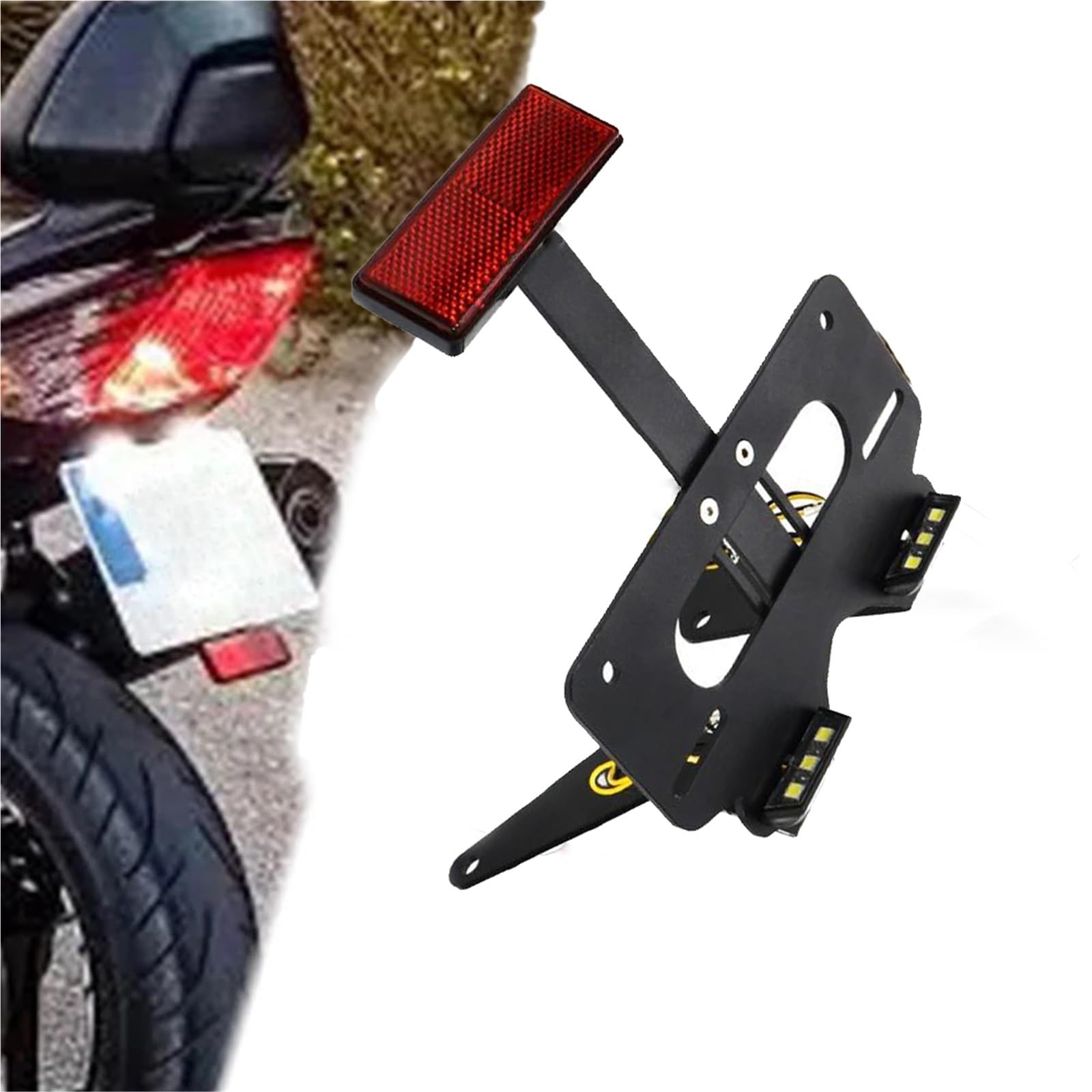 Support de montage accessoires moto TMAX 530 ajustement de precision