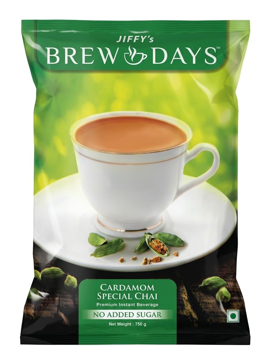 Brewdays Cardamom Tea Premix Powder Without Sugar (750 Gram)-image-27