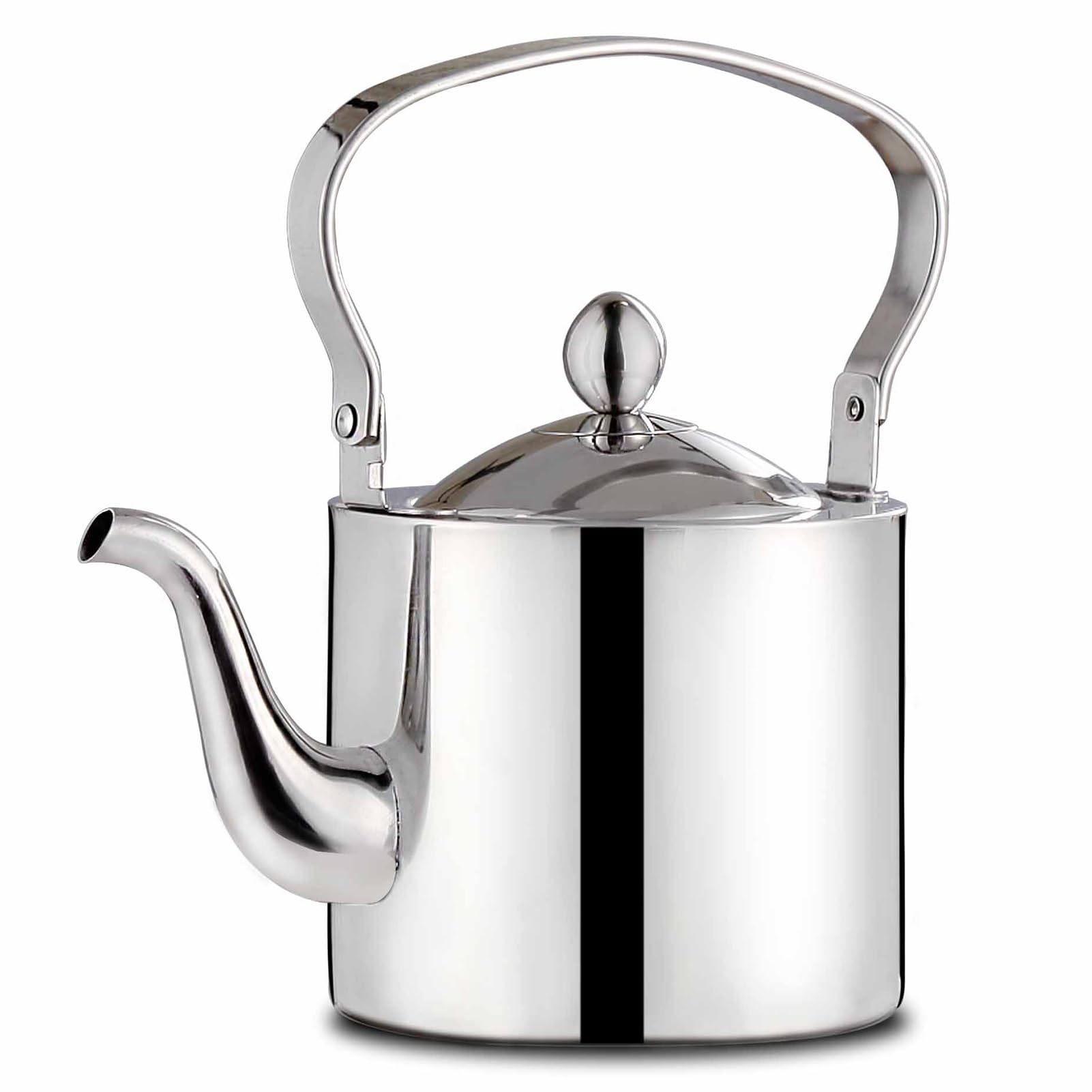 Hervidor de Agua con infusor, de Acero Inoxidable Apto para Uso alimentario, para inducción, Ideal para el hogar y la Cocina (1,5 L).
