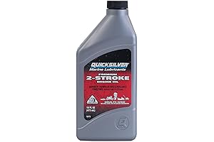 Quicksilver Premium 2-Stroke Engine Oil for Outboards, PWCs, Snowmobiles, and Motorcycles - 1 Pint