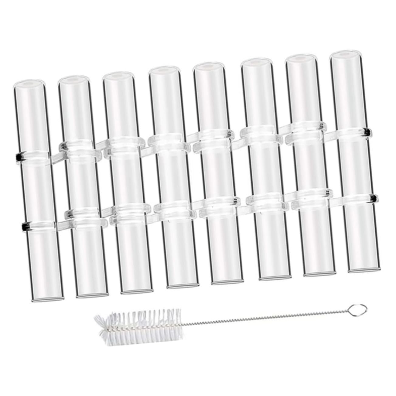 Vase Hydroponique Transparent Verre Tubes De Propagation pour Plantes avec Support pour Culture Pot Ou Terrarium
