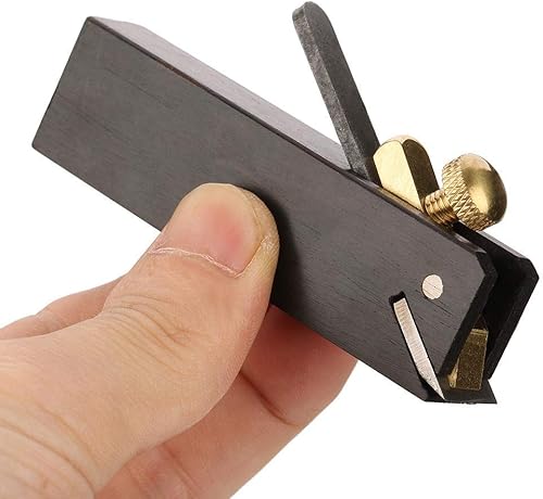 Herramienta de corte de madera de carpintería de bricolaje Plano de mano pequeño Chaflán de madera PlanerMini plano de ébano para carpintería