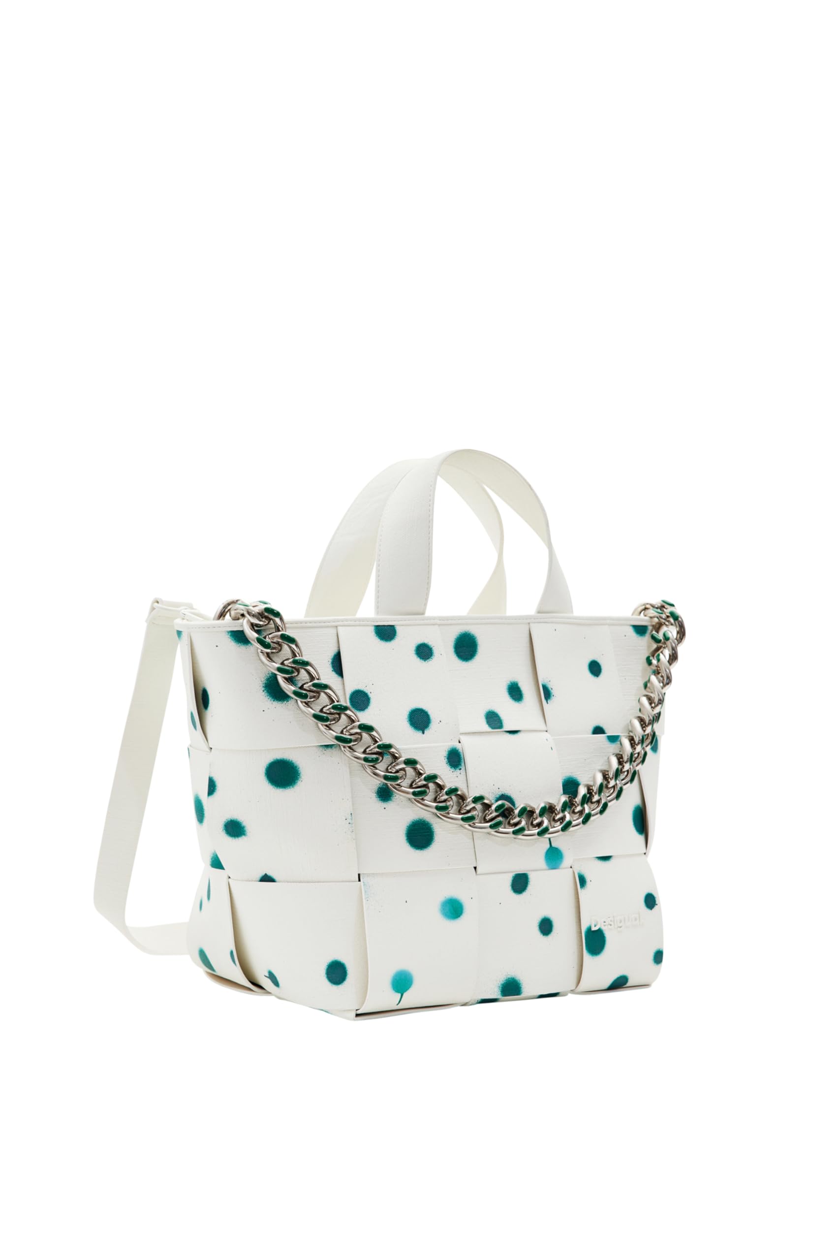 Desigual New Splatter Valdivia Shopping Bag White-image