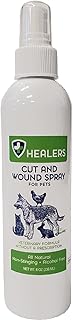 Healers Natural Wound Spray First Aid for Pets, 8 oz, 755274-Wound Care