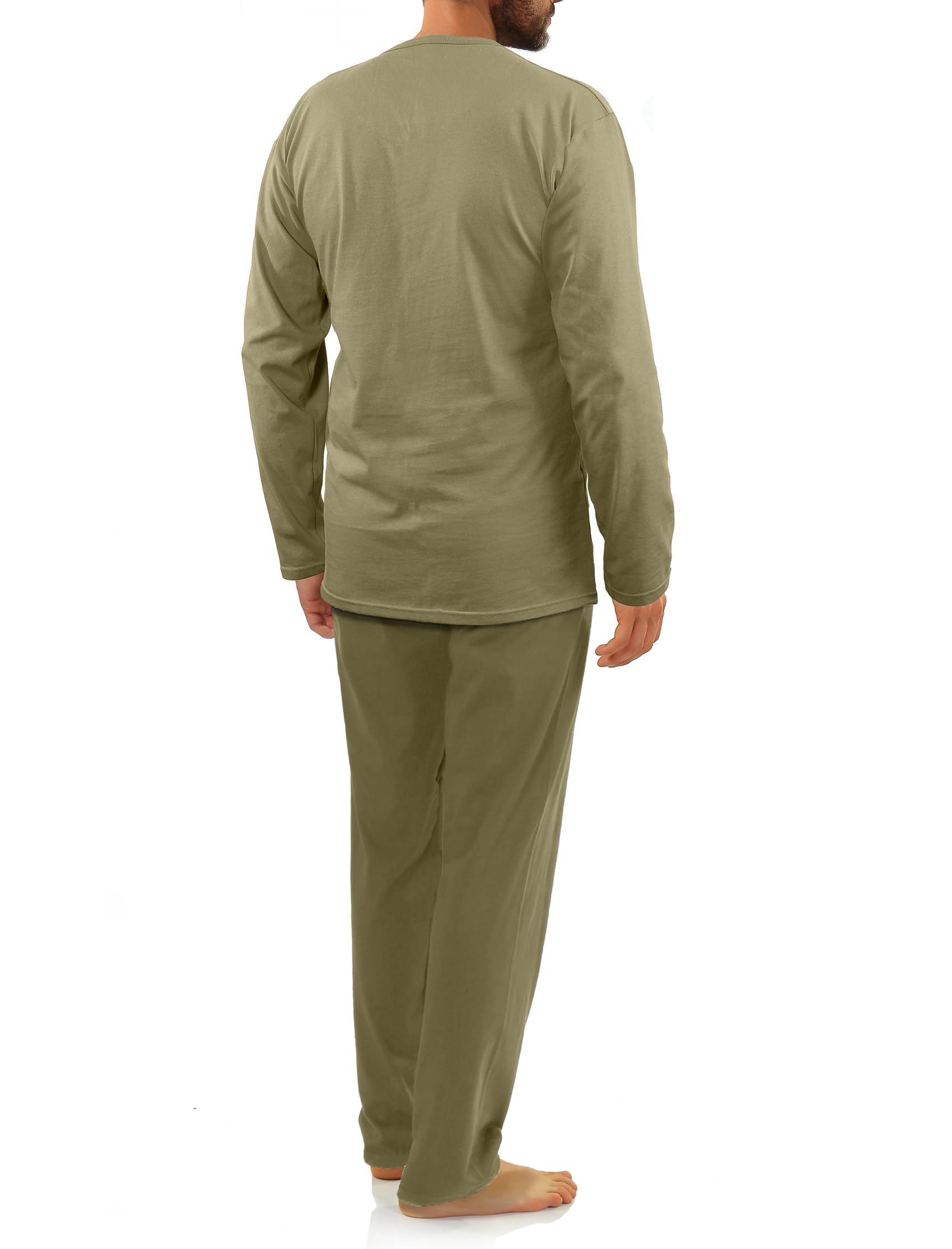sesto senso Pigiama Uomo Militare Corto Estivo Cotone Tshirt Pantalonici Set Corte