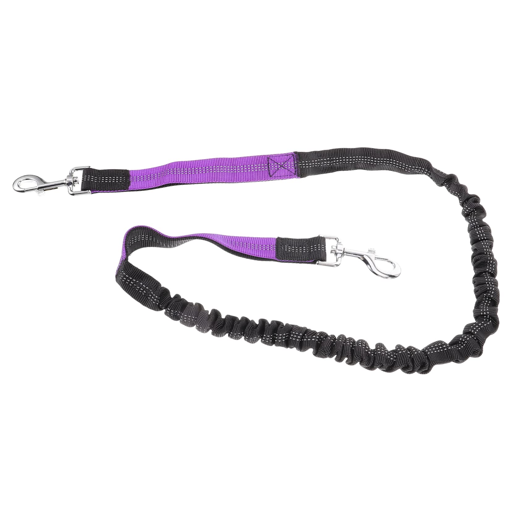 Mikikit Hands Waist Dog Leash for Running and Walking Pet Leash with Reflective Stitching for Safety Durable Elasticity for Exploration