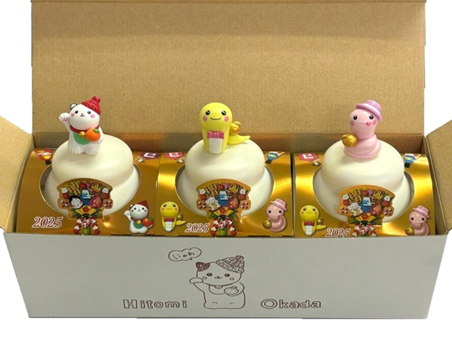 越後製菓 キャラクター鏡餅3種BOX