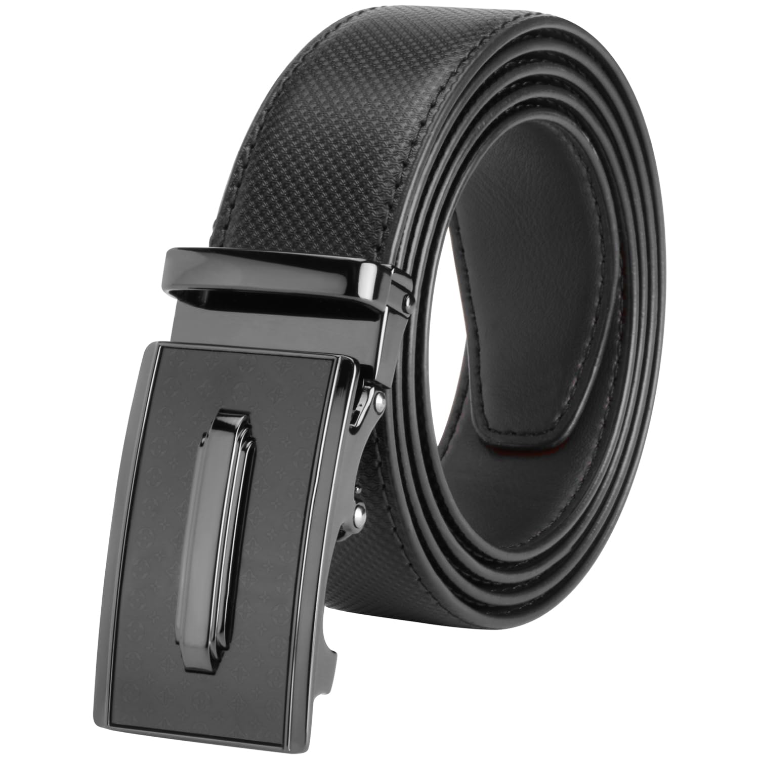 LabnoftMen's PU Leather Auto Lock Belt