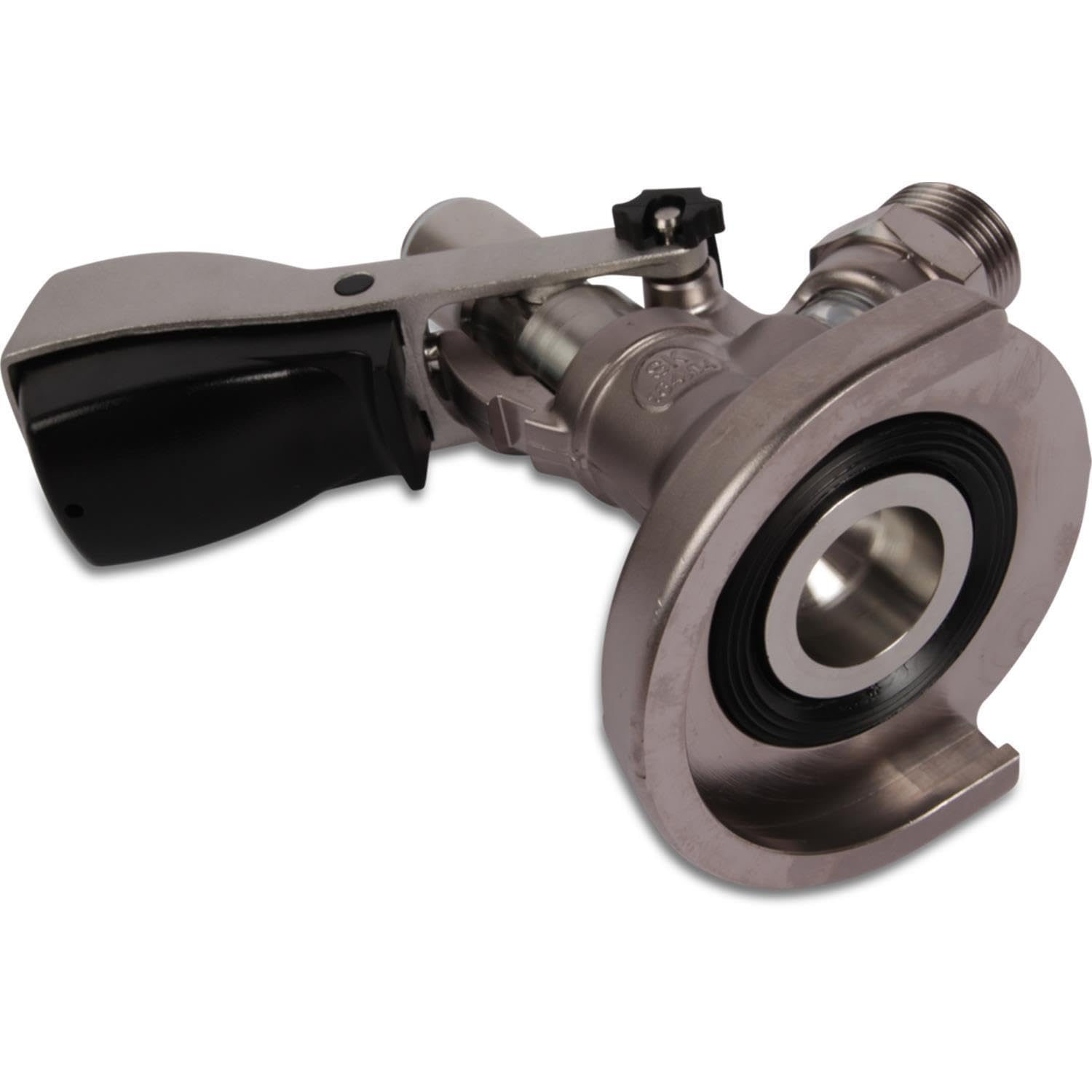 Micro Matic KEG Zapfkopf Thekenanstich seitlich Typ A Anschluss Flach A-System