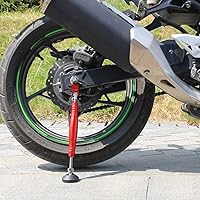 Vista 15 de JFG RACING Soporte de rueda trasera y delantera para motocicleta, fácil y portátil, la sexta generación, color negro