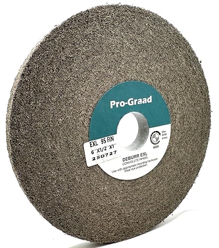 EXL Deburring Wheel 6" x 1/2" x 1", 9S Fine, 05790