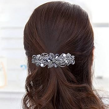 Amazon.com : 4 PCS Hair Barrettes for Women Ladies, Flower