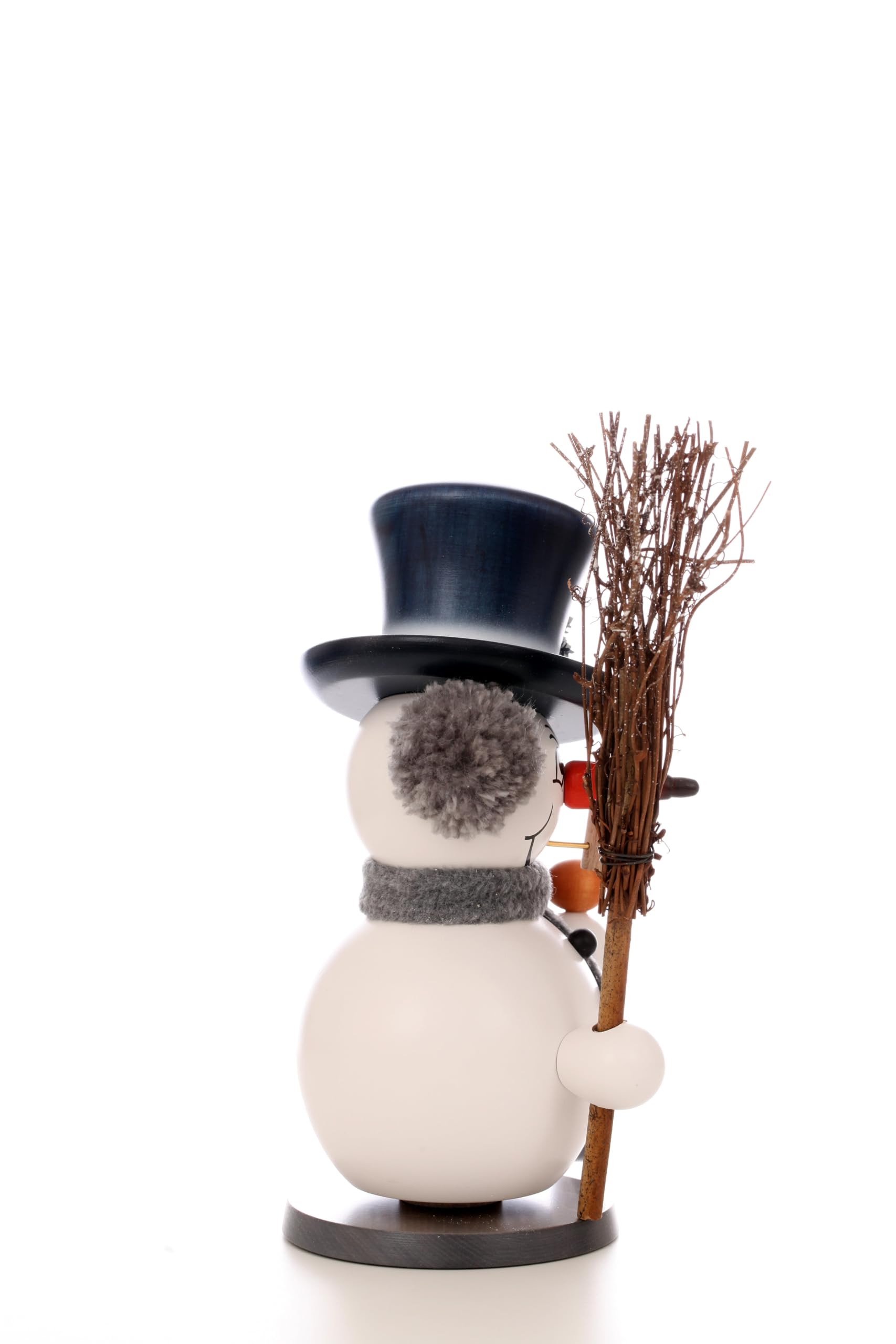 Christian Ulbricht Räuchermännchen Schneemann grau - 23 cm