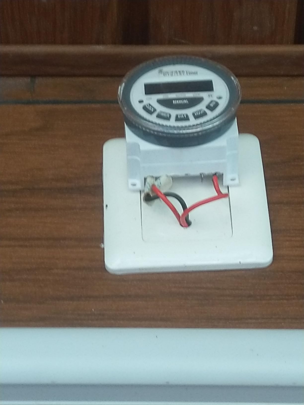 Frontier TM619H2 Digital Timer Programmable Time Switch with LCD 4 Pin ...
