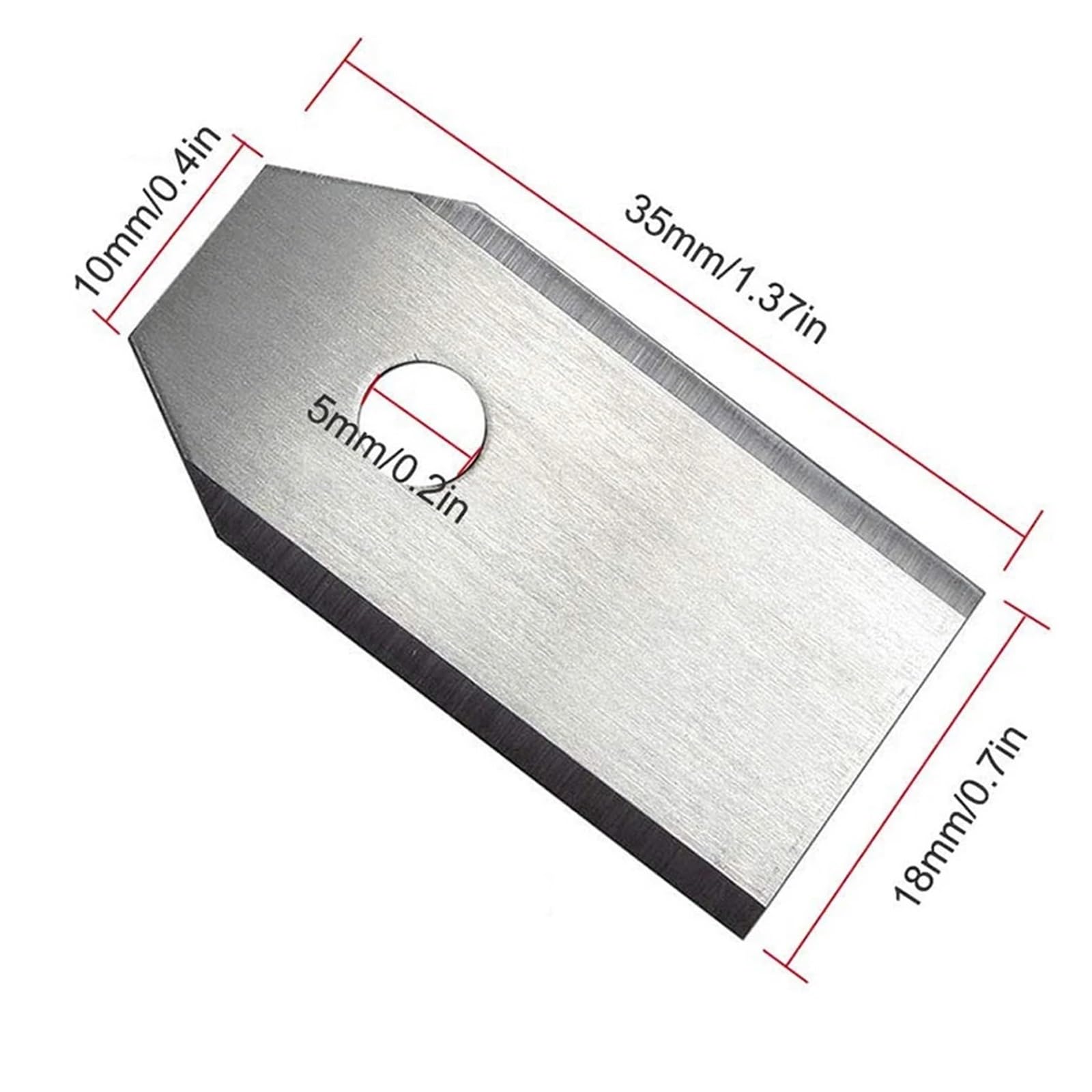 Set di lame da taglio for tosaerba da 30 pezzi Set di lame da taglio for tosaerba in acciaio inossidabile Affilate da 0,7 mm compatibili con tosaerba Husqvarna Automower/Gardena(Red)