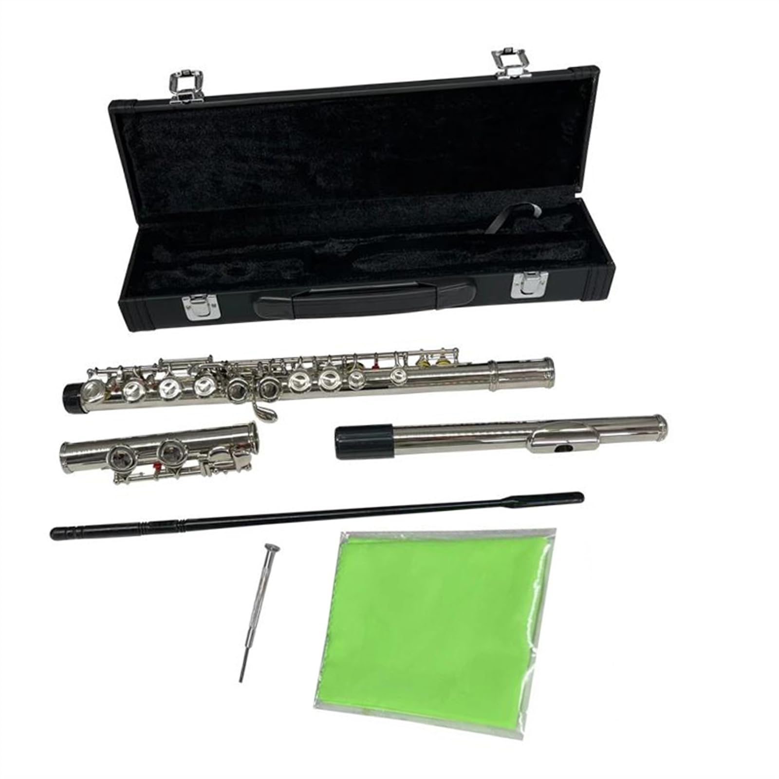 シルバーフルート 本体 ハードケース付き Amazon.co.jp: プロフェッショナルニッケルシルバーフルート - Cトーン