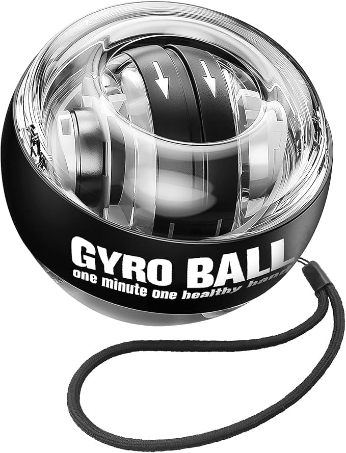 Wrist Trainer Ball Auto-Start Wrist Strengthener Gyroscopic Forearm Exerciser Gyro Ball for Strengthen Arms, Fingers, Wrist Bones and Muscles-image-18