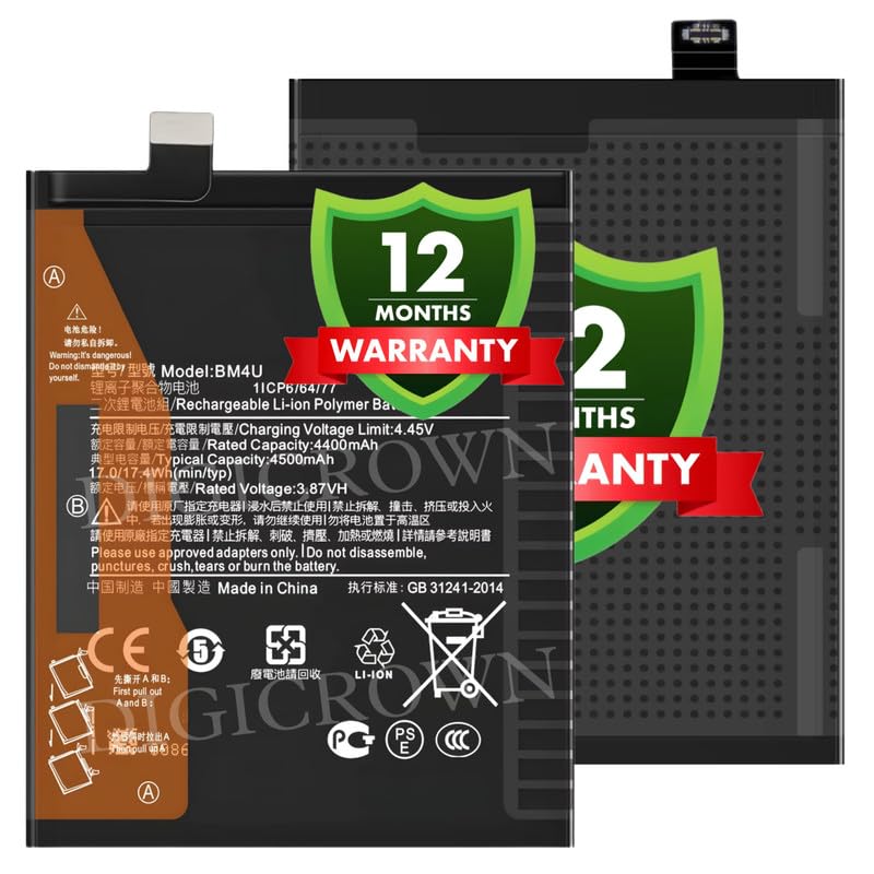 Image of Original BM4U Battery Compatible for Xiaomi Redmi K30 Ultra (M2006J10C) - (4500mAh) - 1 Year Warranty DF7