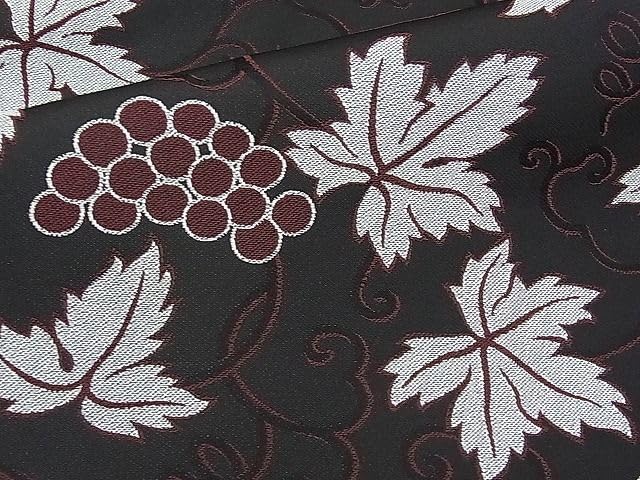 Amazon.co.jp: 九寸名古屋帯 葡萄蔦の葉文 : ファッション