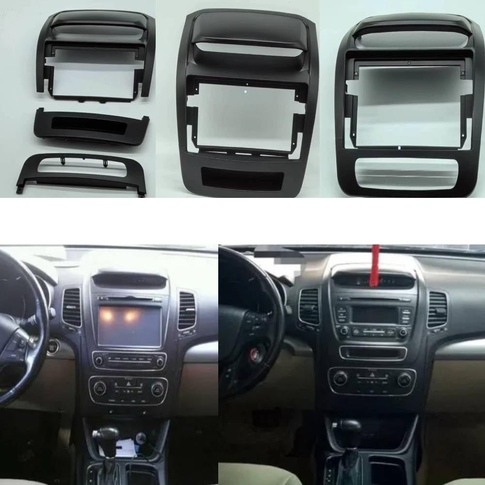 ramka radiowa Pasuje do KIA Sorento 2012-2015 9 cal radio stereo zestaw montażu na panelu samochód 2Din Audio płyta czołowa rama konsoli