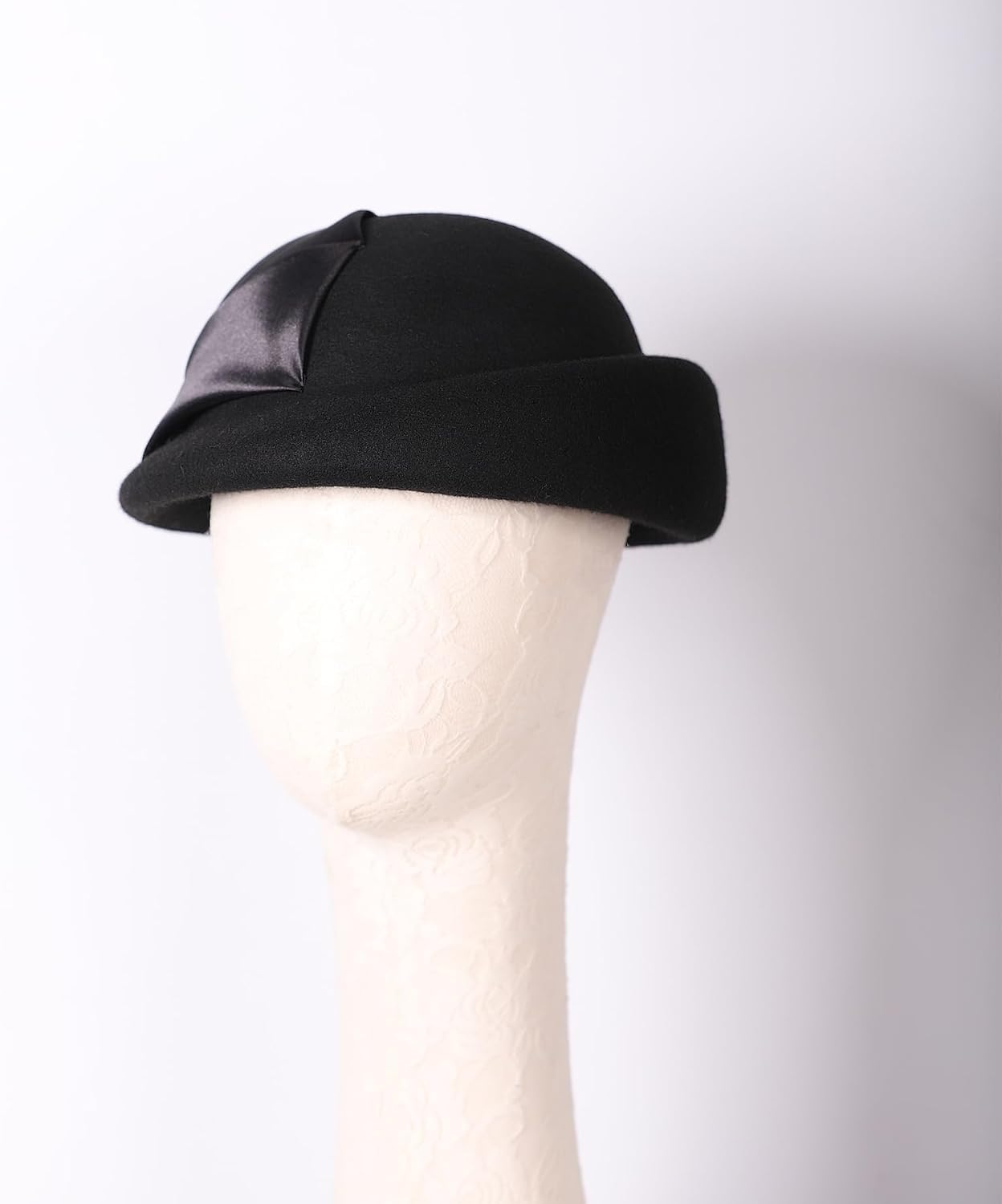 Vintage Wool Felt Cloche Bucket Bowler Hat Women Church Wedding Fascinator Formal Dress Hat Winter Fedoras
